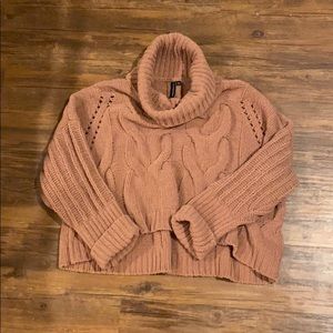 Blush Turtleneck Sweater